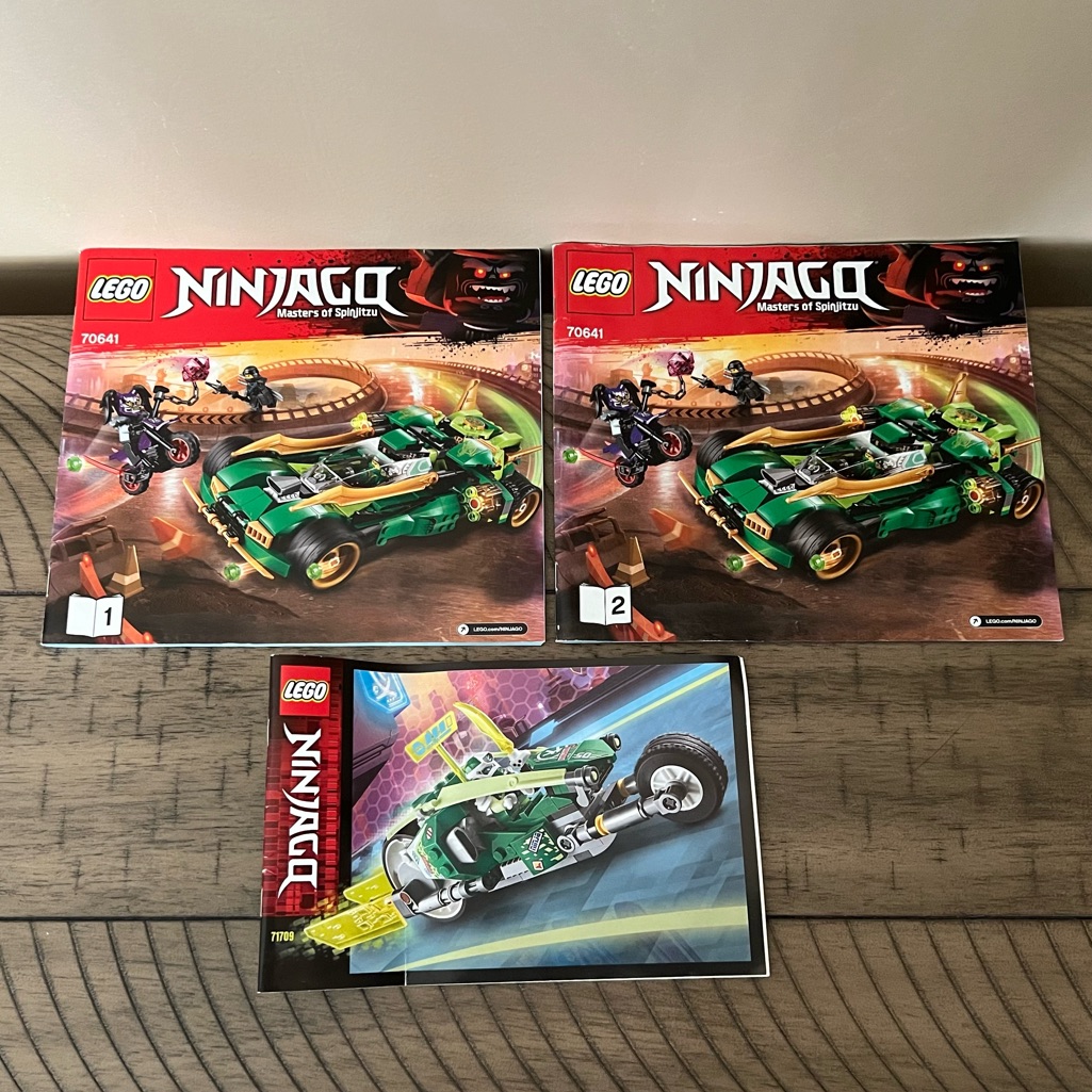 Lego Ninjago Instruction Manuals